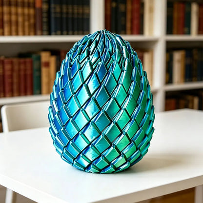 3D Printing Dragon Egg Stress Relief Model, Deformable Twist Egg, Creative Stress-Relief Gadget Desk Ornament