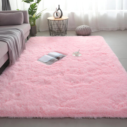 VIKAMA Ultra-Soft Puffy Rug — Bedroom & Living Room Carpet