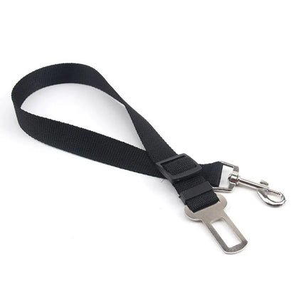 Adjustable Pet Dog Cat Car Seat Belt for Dogs Harness Leash Travel Clip French Bulldog Dog Collar Connector Accessories Supplies