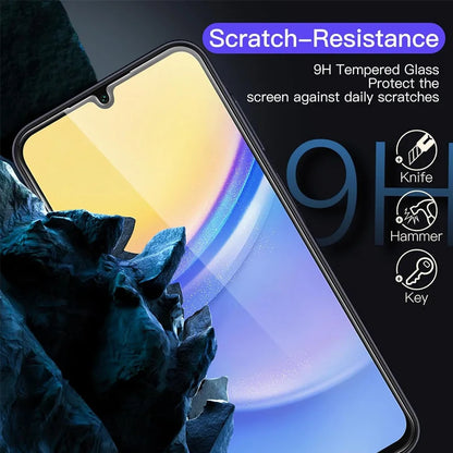 3Pcs HD Tempered Glass For Samsung A50 A51 A52 A52S A53 A54 A55 A70 A71 A72 A73 M12 M31 M31S M51 M52 5G Screen Protector