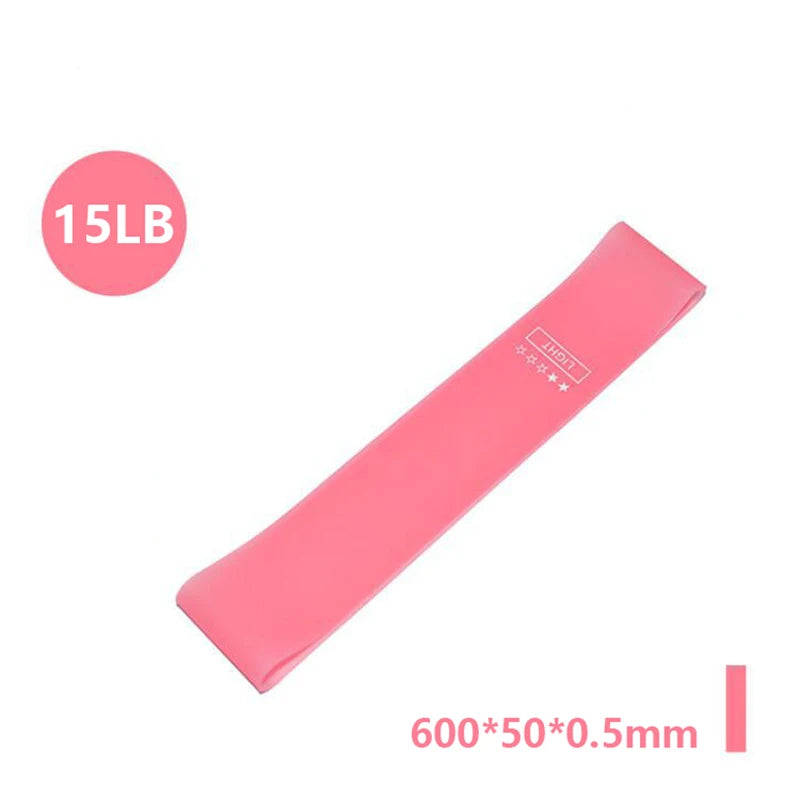 Silicone Resistance Band Set for Yoga, Pilates, and Crossfit