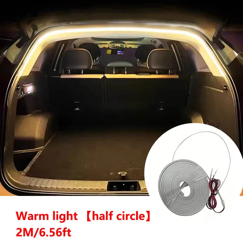 LUMERIS LED Car Trunk & Ambient Light Strip — Auto Sensing