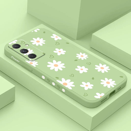 Tender Daisy Phone Case For Samsung Galaxy A56 A36 A26 A55 A35 A25 A15 A17 A16 A07 A06 A05 A54 A34 A24 A14 A04 A04S A04E 4G 5G