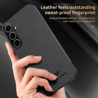 For Samsung Galaxy S25 FE Luxury Business Leather Soft Frame Magnetic Cover For Samsung Galaxy S25 FE S25FE 5G Phone Cases Capa