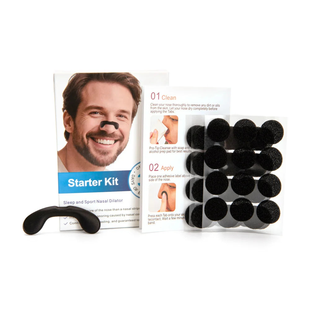 Nasal Dilator Sports Sleep Nasal Breathing Dilators Starter Kit Nose Breathe Strips Reduce Snoring Increase Air Intake Kit