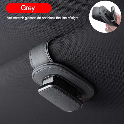 Universal Car Sunglasses Clip Card Ticket Holder Stand Fastener Pen Case Eyeglasses Sun Visor Car Accessories