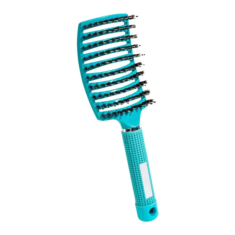Multi color scalp massage comb, professional wet hair and curly hair styling tool