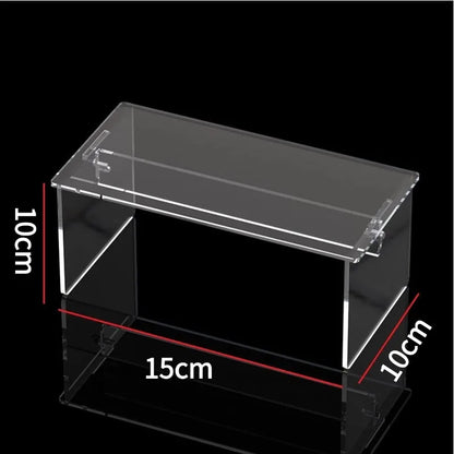 Transparent Acrylic Display Stand For Toys Model, Assembly Desktop Heightened Storage Shelf, Refrigerator Cabinet Layered