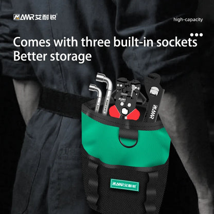 AMR Garden Kit Oxford Cloth Bucket Kit Bucket Kit Little Electrician Tools Bag Waist Pouch Belt with Buckle Tighten Tool Bag