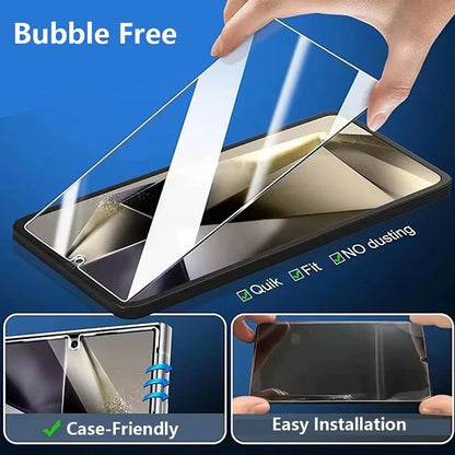 S26 S25 Ultra Protective Glass For Samsung Galaxy S25 S24 Ultra Screen Protector A17 A27 A37 A57 A56 A36 A26 A55 A54 A53 A15 A16 A35 Glass S21 S22 S23 Plus Pelicula Cristal Templado S24 FE Phone Front Film