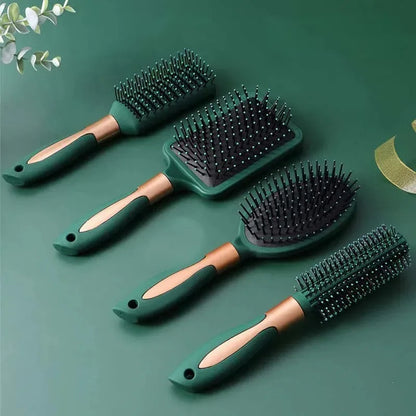 Anti-Static Oval round Air Cushion Comb Scalp Massage Exfoliating Tool for Salon SPA Professional Hair Styling Care Accessory