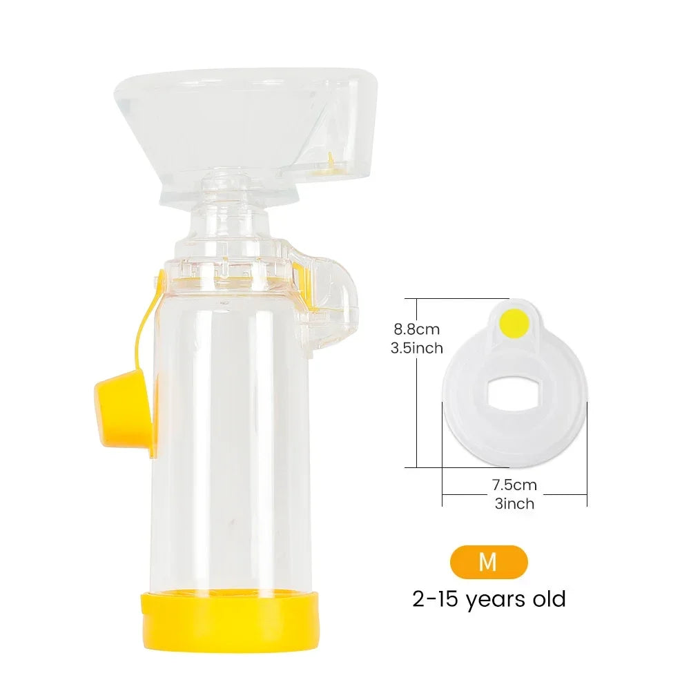 Professional Adult/Pediatric/Baby Asthma Spacer Inhaler Spacer Device Silicone Aerosol Cabin Surgical Supplies Health Care Tools