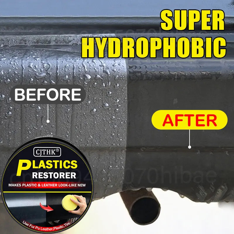 Car Plastic Restorer and Leather Coating – Back to Black Gloss