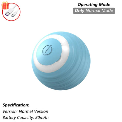 iLMH 1/2 PCS Cat Interactive Ball Toy Automatic Rolling Ball Faux Tail Rechargeable Smart Pet Electric Toy Pet Toy Imitate Mouse