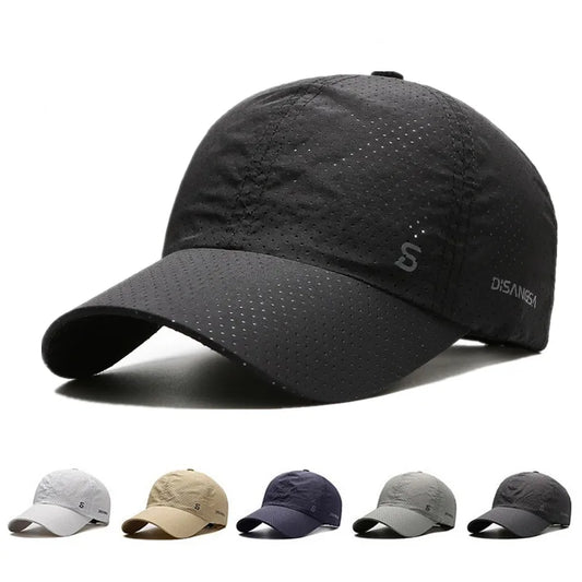 Quick-Dry & Breathable Outdoor Men's Sun Hat for Summer Fishing - Baseball Cap Style