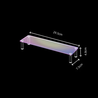 Clear Acrylic Display Stand For Anime Figures Cupcake Shelf Organizer Desserts Holder Jewels Display Risers Stand Perfume Stand