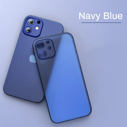 Ultra Thin Matte Phone Case For Iphone 11 12 13 14 15 plus Pro Max Mini X Xr XsMax Slim Cover Cases