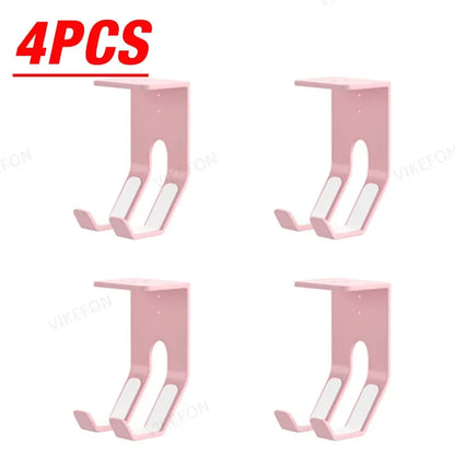 2pcs/4pcs ABS Under Table Game Controller Rack Game Console Storage Base Headset Holder Stand for Sony Xbox Switch PS5/PS4 Mount