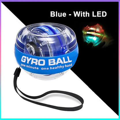 LED Gyroscopic Power Trainer Ball Autostart Range Gyro Power Wrist Ball Arm Hand Muscle Force Trainer Fitness Equipment