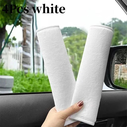 Universal Comfort Car Seat Belt Shoulder Pads Soft Polyester Protection for Adults Teens Accessories for Cozy Safe Rides Amagi