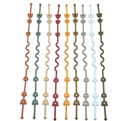 Silicone Pacifier Anti Drop Chain Baby Toy Teether Anti Drop Rope Baby Pacifier Chain Anti Loss Chain
