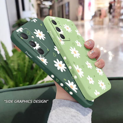 Tender Daisy Phone Case For Samsung Galaxy A56 A36 A26 A55 A35 A25 A15 A17 A16 A07 A06 A05 A54 A34 A24 A14 A04 A04S A04E 4G 5G