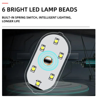 1/2/4Pcs Touch Sensor USB LED Interior light LED Lamp Car Ceiling Lamp Reading Light Car Decorations Roof Interior Lighting