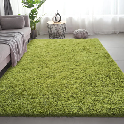 VIKAMA Ultra-Soft Puffy Rug — Bedroom & Living Room Carpet