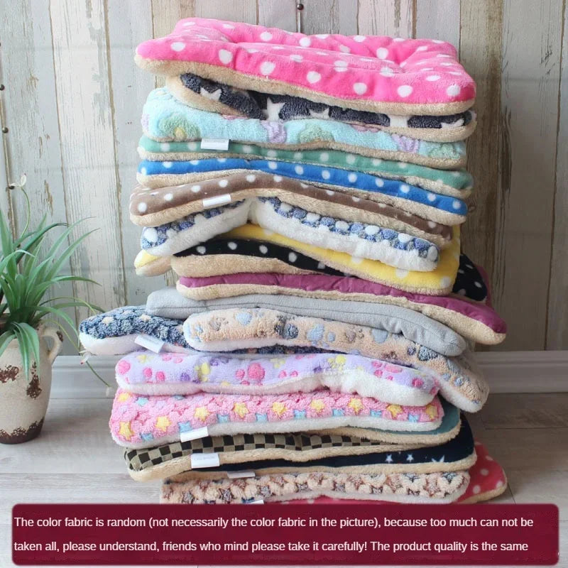 Double-Sided Plush Pet Sleeping Mat for Cats and Dogs