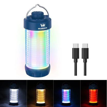 Wurkkos CL01 Camping Lantern 550LM Rechargeable LED Flashlight Waterproof EDC Work Light RGB Torch Power Bank Mini Magnetic Lamp