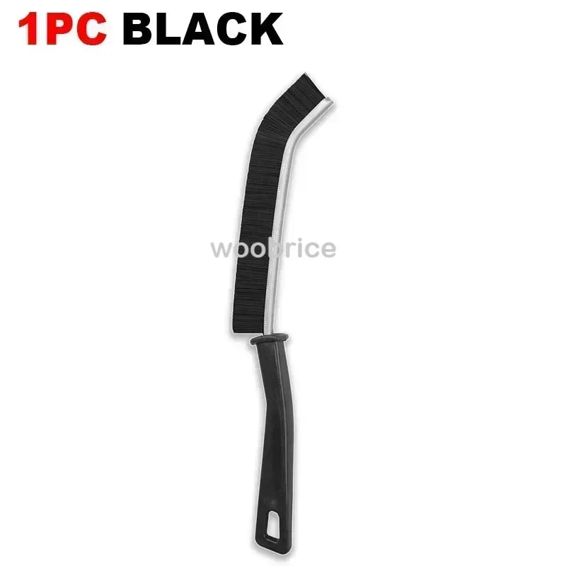 Household Cleaning Brush Bathroom Scrubber Radiator Crevice Cleaning Brush Multifunctional Thin Brushes Long Handle Ergonomic