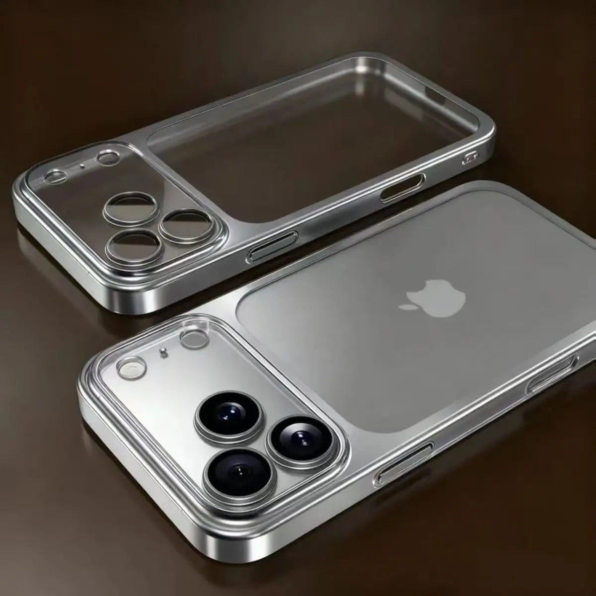 Luxury Plating Transparent PC iPhone Case