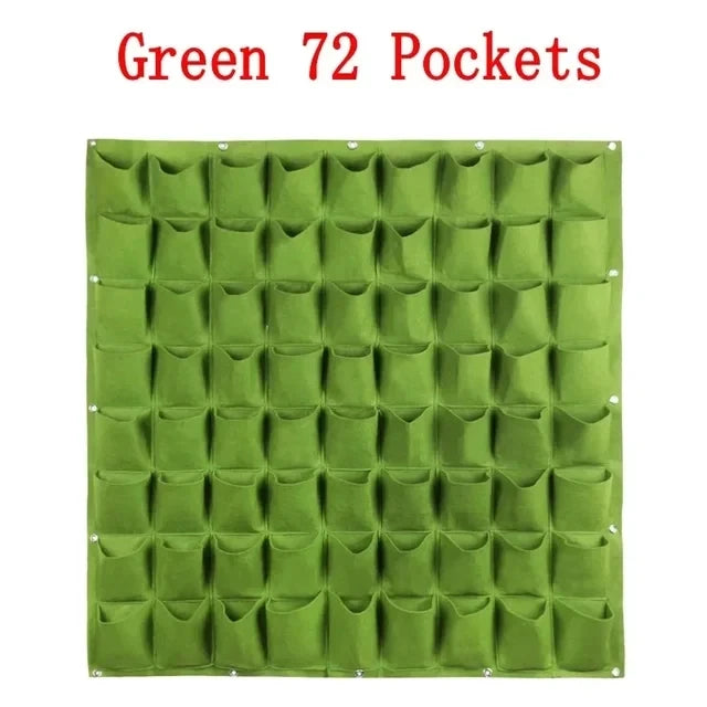 NEW Wall Hanging Pockets Planting Bags Flower Pot Home Garden Grow Bag Garden Planter Vertical Suculentas Plant Pot Home Decor