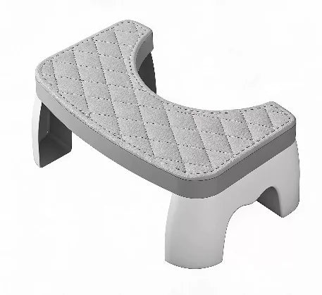 Ergonomic Squat Aid Potty Step Stool Single Waterproof Foot Rest for Toilet Suitable for Pregnant Ladies Children Adults Seniors