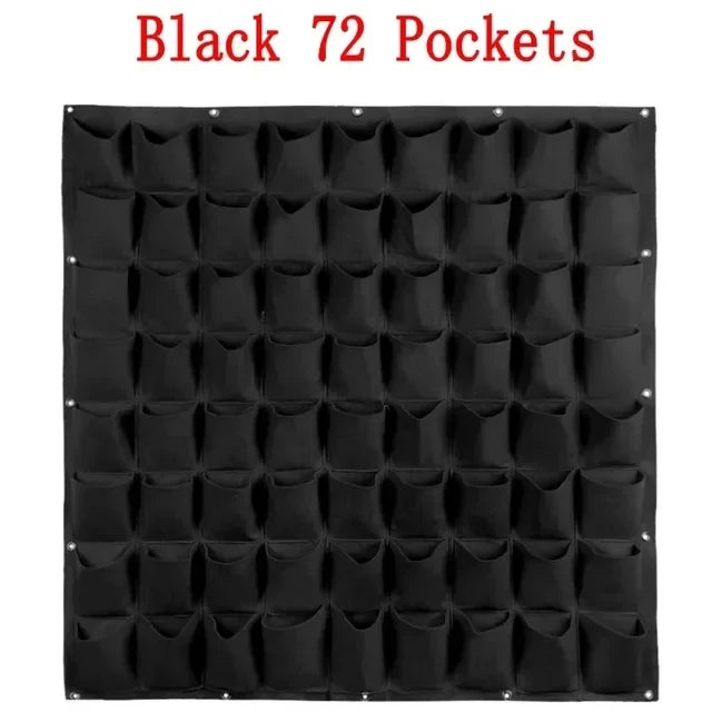 NEW Wall Hanging Pockets Planting Bags Flower Pot Home Garden Grow Bag Garden Planter Vertical Suculentas Plant Pot Home Decor