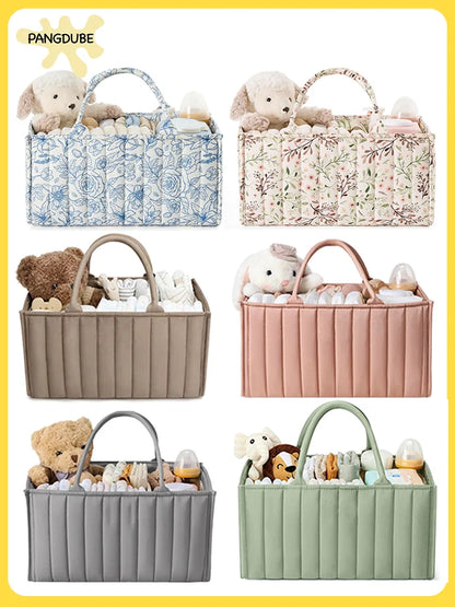 PANGDUBE Baby Diaper Bag Storage Bag for Baby Newborn Items Diaper Stackers & Caddies Diaper Organizer Nappy Bag for Baby Things