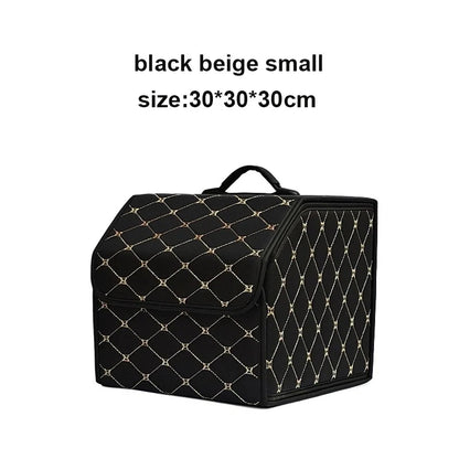 Multipurpose Collapsible Car Trunk Storage Organizer With Lid Portable Car Storage Bag Car Trunk Organizer