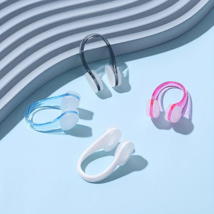 2 Pcs Professional Swim Nose Clip - Waterproof Anti-Slip Anti-Choking Training Clips for Comfortable Swimming