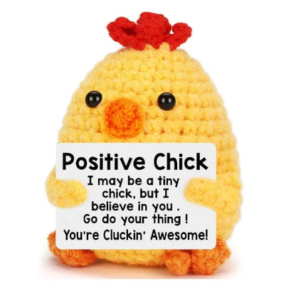 New Positive Energy Potato Hug Pocket Mini Handmade Plush Wool Knitting Doll with Card Funny Christams Gift Home Room Decoration