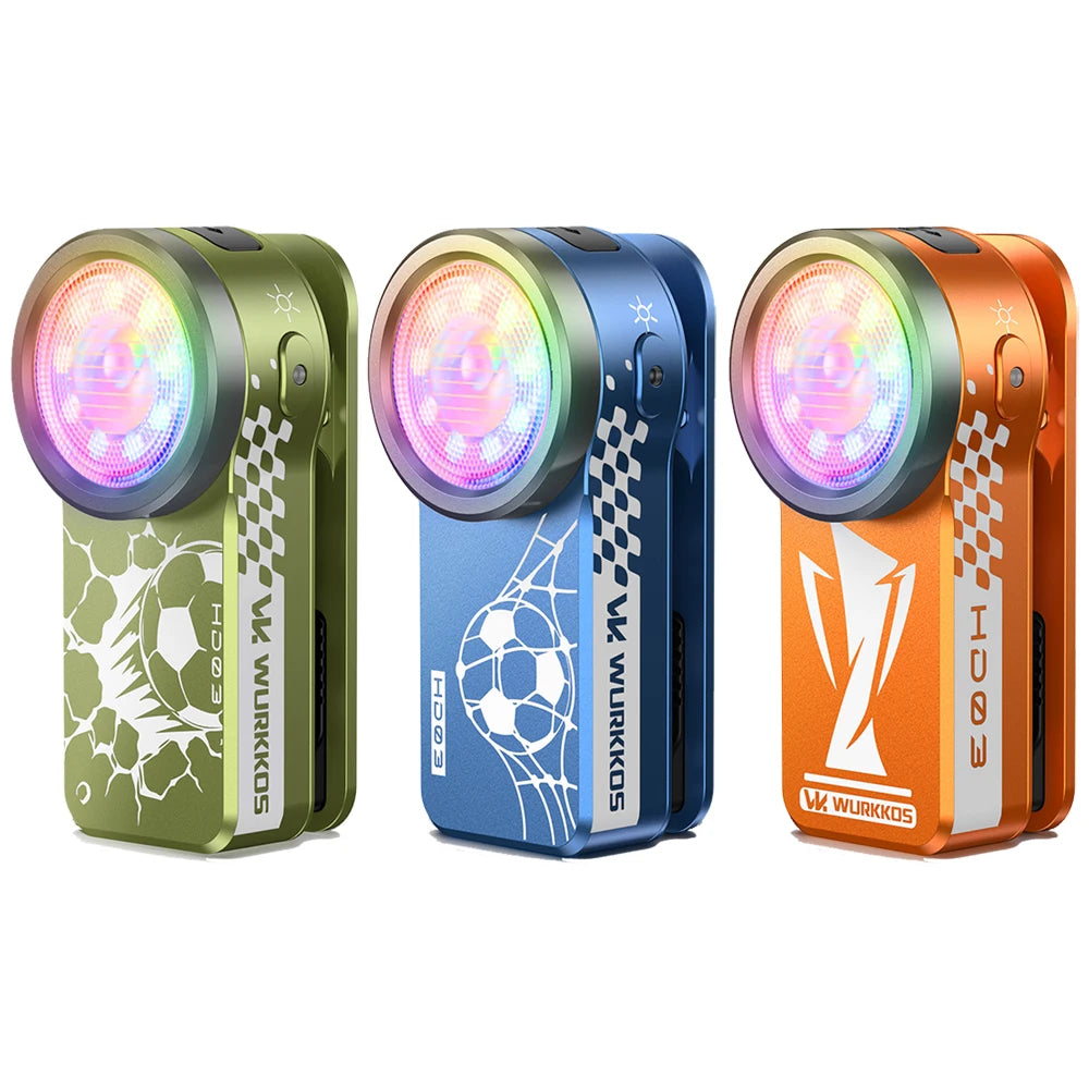 Wurkkos HD03 Mini Magnetic Clip-On Light 680 Lumens USB-Rechargeable Pocket RGB Flashlight – Anniversary Edition