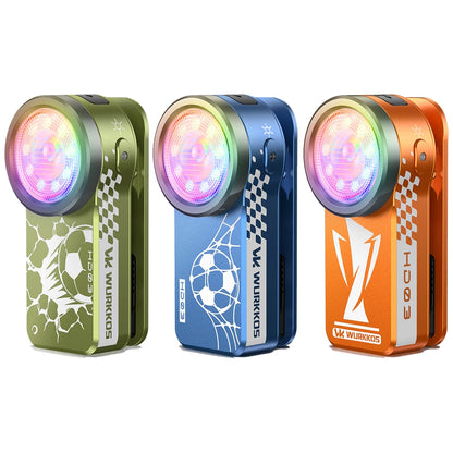 Wurkkos HD03 Mini Magnetic Clip-On Light 680 Lumens USB-Rechargeable Pocket RGB Flashlight – Anniversary Edition