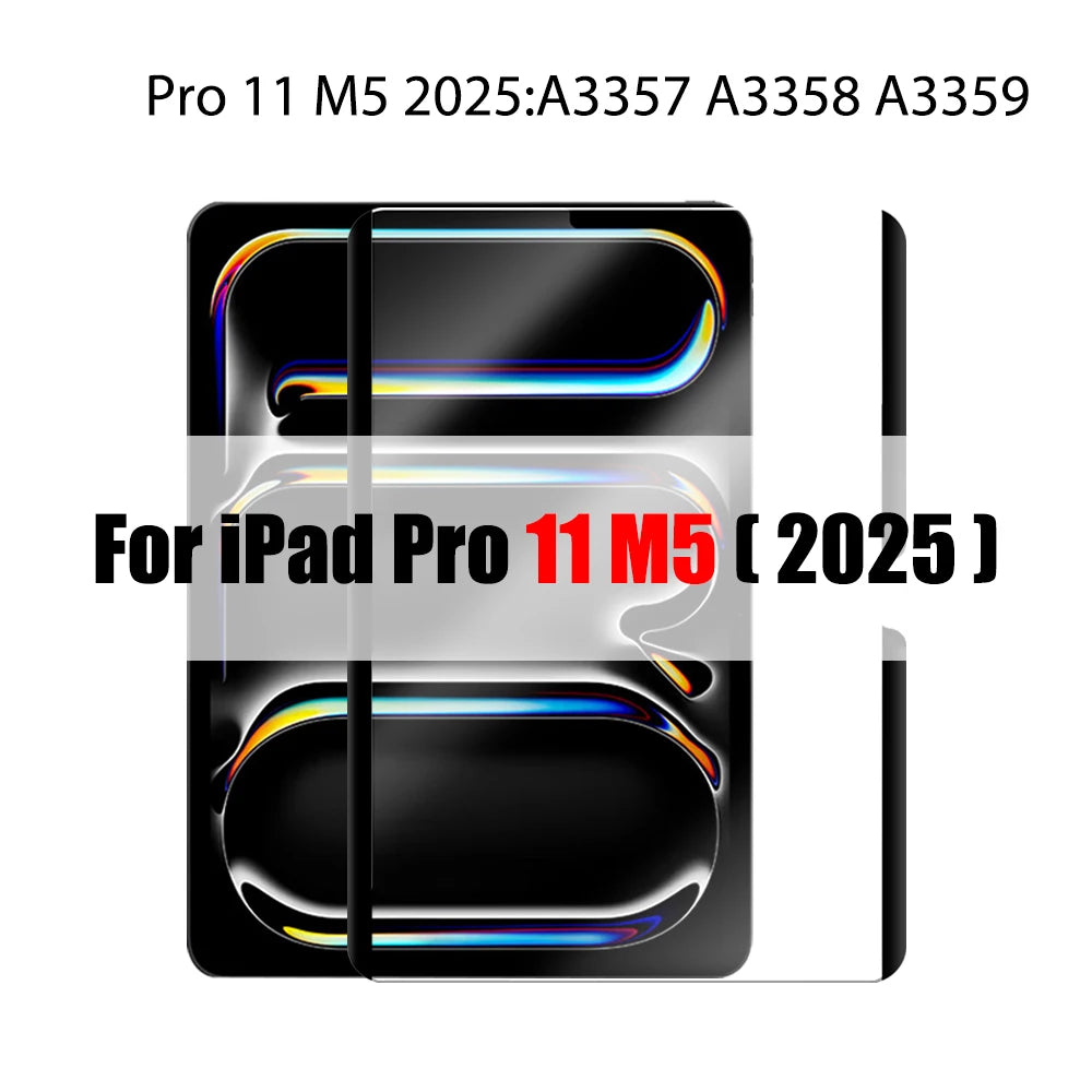 Paper Magnetic Like Screen Protector For Ipad 9 8 7 6 5 9th Generation 10 Ipad Pro 11 12.9 10.5 9.7 Air 5 4 13 2024 Mini 6 Film
