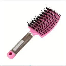 Multi color scalp massage comb, professional wet hair and curly hair styling tool