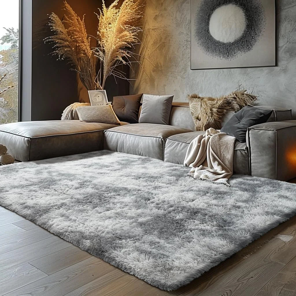 VIKAMA Ultra-Soft Puffy Rug — Bedroom & Living Room Carpet