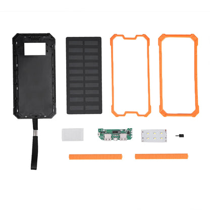 New Portable 20000mAh Fast Charging Dual USB Polar Power Bank Case DIY Kit Solar Power Bank Case Power Bank