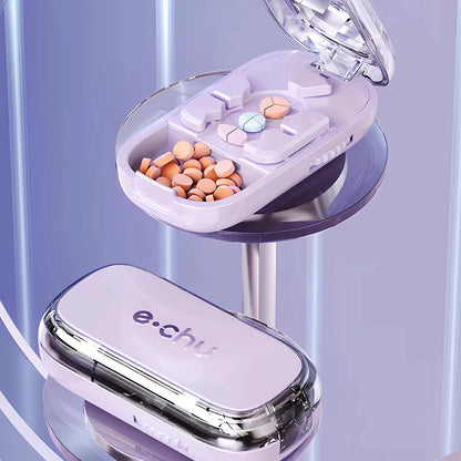 Portable Pill Splitter Pill Divider, and Pill Cutter That Can Precisely and Evenly Split Pills into Halves, Thirds, and Quarters