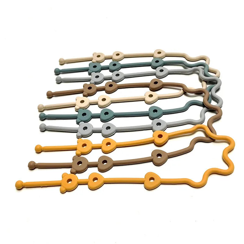 Silicone Pacifier Anti Drop Chain Baby Toy Teether Anti Drop Rope Baby Pacifier Chain Anti Loss Chain