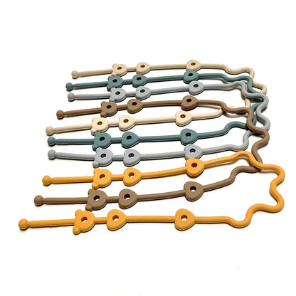 Silicone Pacifier Anti Drop Chain Baby Toy Teether Anti Drop Rope Baby Pacifier Chain Anti Loss Chain