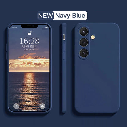 Phone Case Galaxy S25 S24 S23 Ultra Case Soft Liquid Silicone Samsung Galaxy S25 S24 S23 S22 Ultra Plus S23Ultra S24Ultra Cases