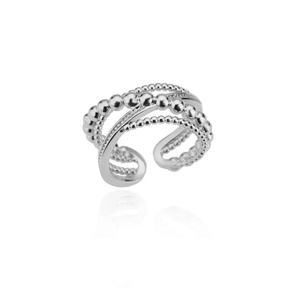 Stainless Steel Heart Ring for Women – 18K Gold Plated, Zircon Inlay, Vintage Waterproof Wedding Jewelry Gift